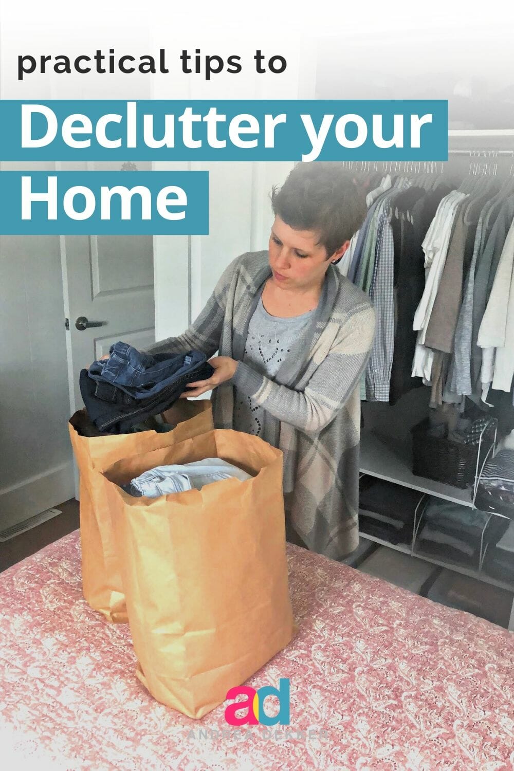 These 10 practical no-nonsense tips will help you declutter your home, even when donation centers are closed! via @andreadekker