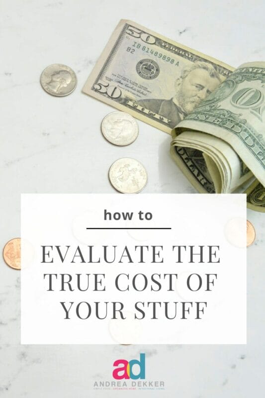 true cost of your stuff