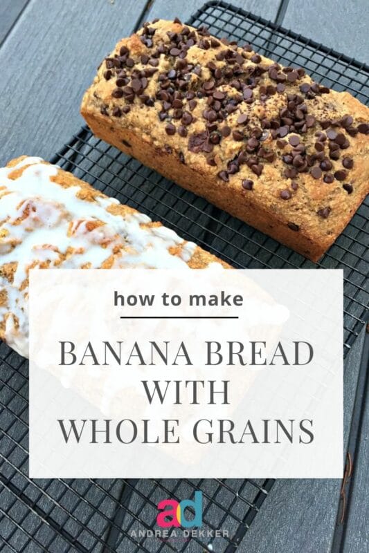 how to make whole grain banana bread