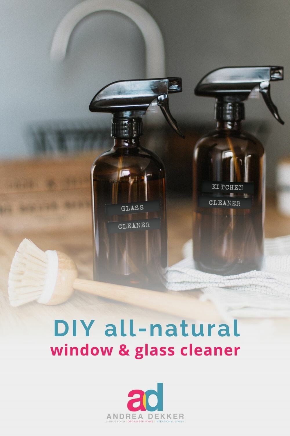 all-natural window and glass cleaner